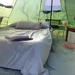 Indian Tent Tipi In Shared Lot And Shared Bathroom