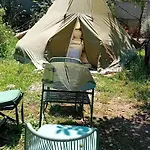 Indian Tent Tipi In Shared Lot And Shared Bathroom