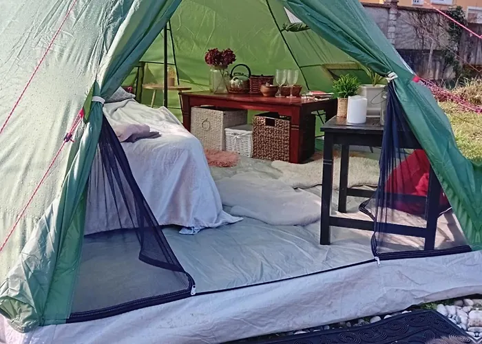 Luxury tent Indian Tent Tipi In Shared Lot And Shared Bathroom *