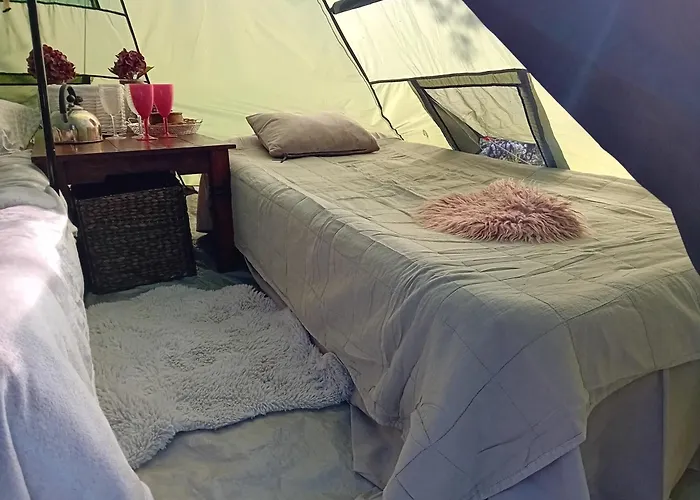 Indian Tent Tipi In Shared Lot And Shared Bathroom